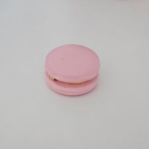 Two's Company Limoges-Style Pink Macaron Trinket Box
